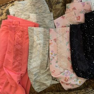 Abercrombie kids leggings lot of 4 NWOT